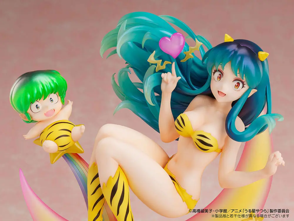 Urusei Yatsura PVC Kip 1/7 Lum & Ten Box Cafe & Space Collaboration 20 cm fotografija izdelka