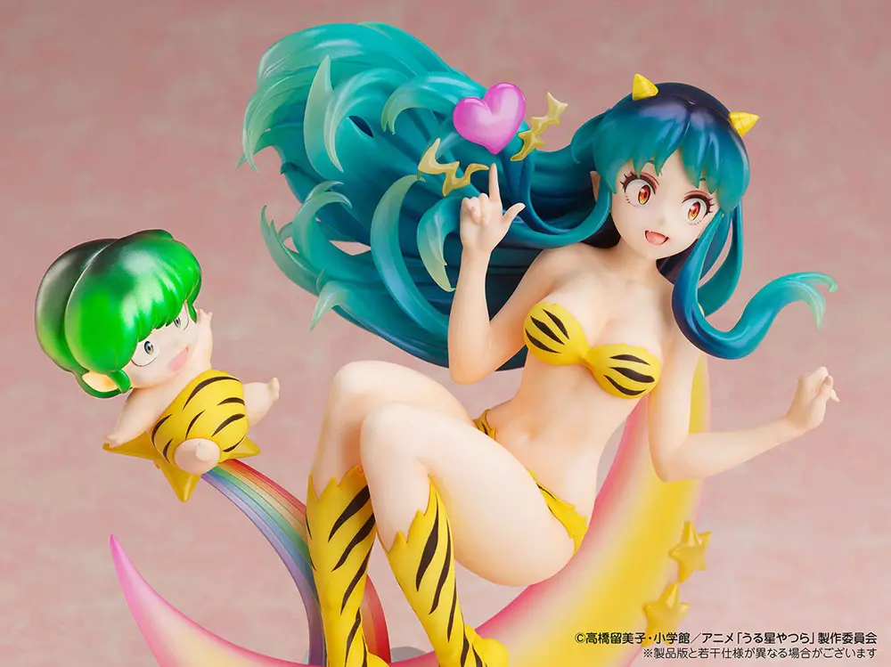 Urusei Yatsura PVC Kip 1/7 Lum & Ten Box Cafe & Space Collaboration 20 cm fotografija izdelka