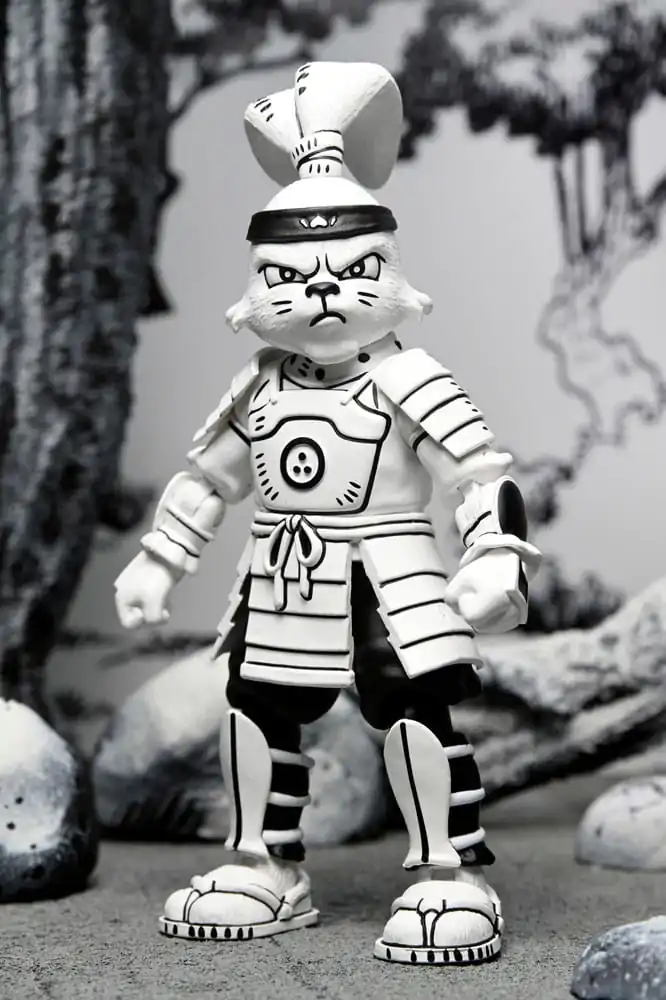 Akcijska figura Usagi Yojimbo Samurai Usagi Yojimbo Black & White Figura 18 cm fotografija izdelka