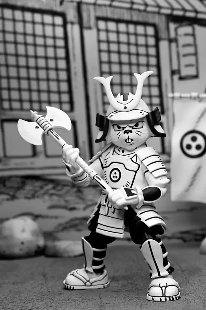 Akcijska figura Usagi Yojimbo Samurai Usagi Yojimbo Black & White Figura 18 cm fotografija izdelka