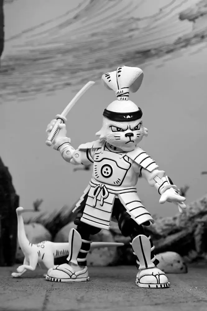 Akcijska figura Usagi Yojimbo Samurai Usagi Yojimbo Black & White Figura 18 cm fotografija izdelka