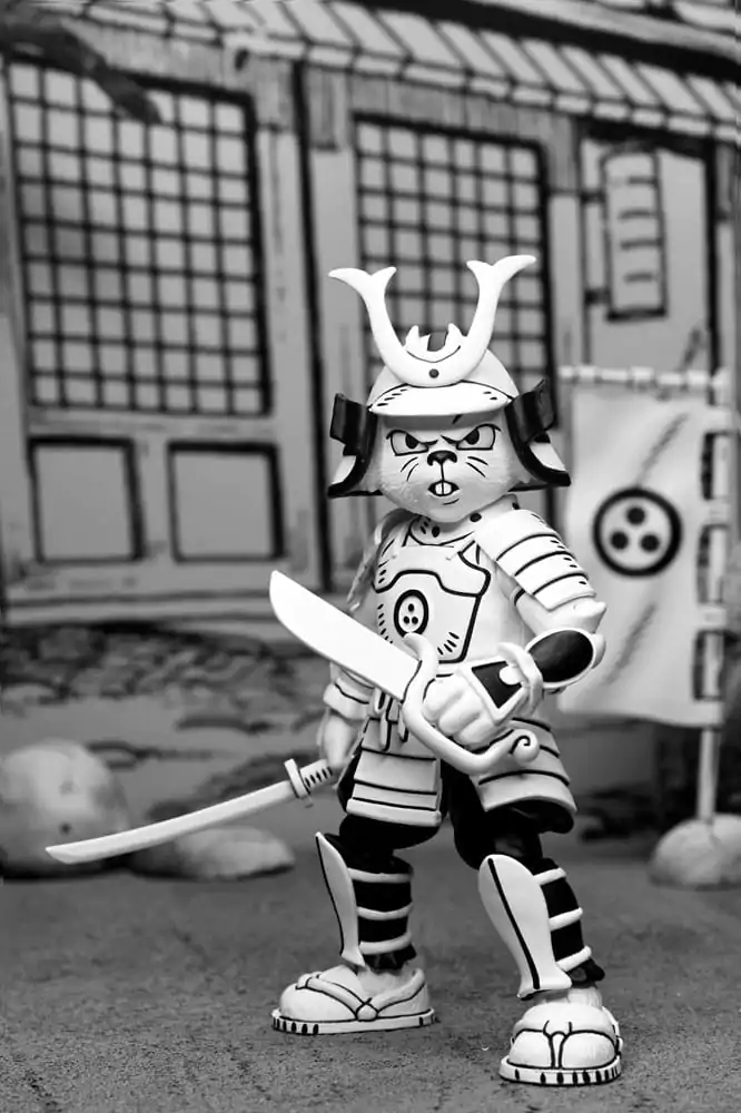 Akcijska figura Usagi Yojimbo Samurai Usagi Yojimbo Black & White Figura 18 cm fotografija izdelka