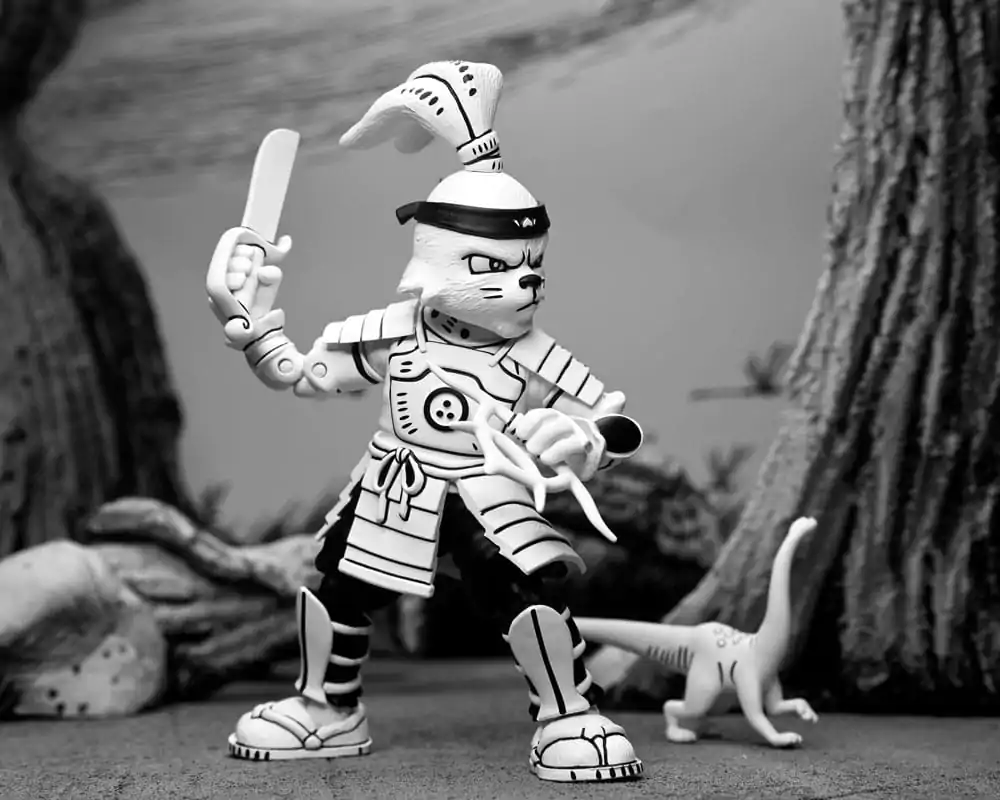 Akcijska figura Usagi Yojimbo Samurai Usagi Yojimbo Black & White Figura 18 cm fotografija izdelka