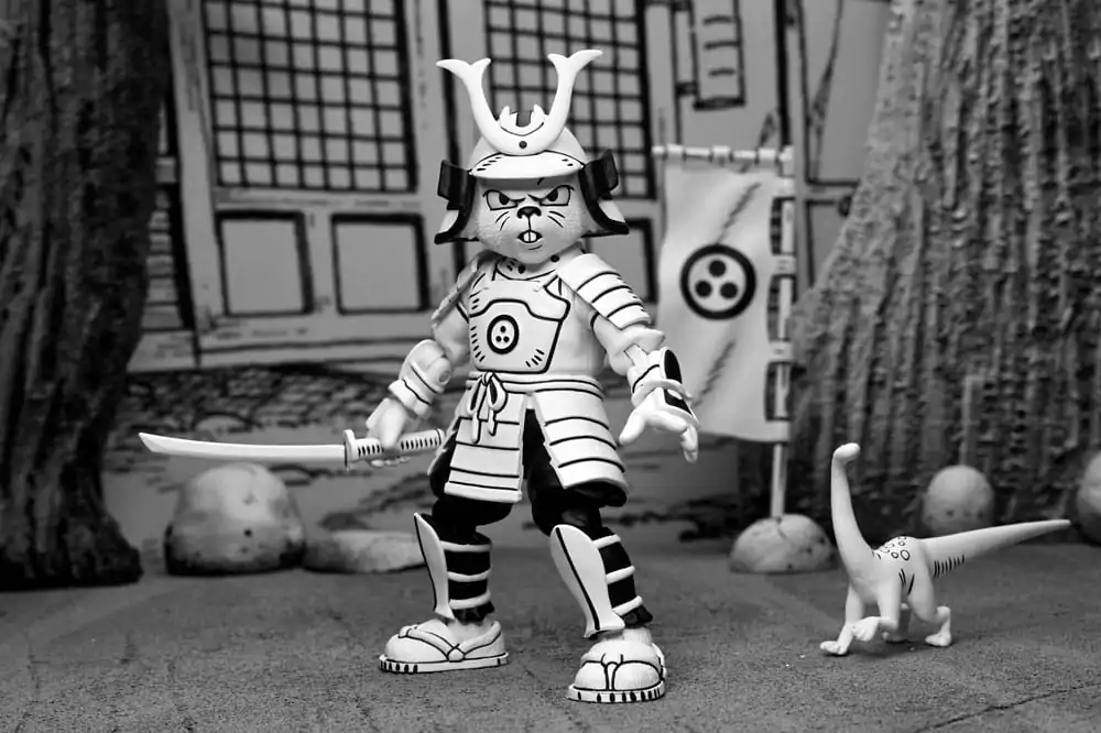 Akcijska figura Usagi Yojimbo Samurai Usagi Yojimbo Black & White Figura 18 cm fotografija izdelka