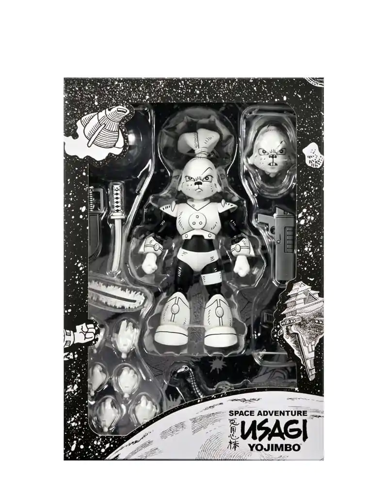 Usagi Yojimbo Action Figure Space Usagi Yojimbo Black & White figura 18 cm fotografija izdelka