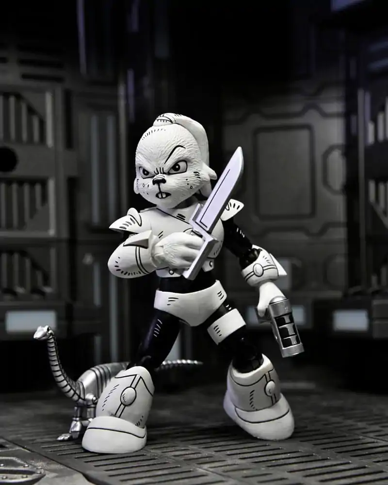 Usagi Yojimbo Action Figure Space Usagi Yojimbo Black & White figura 18 cm fotografija izdelka