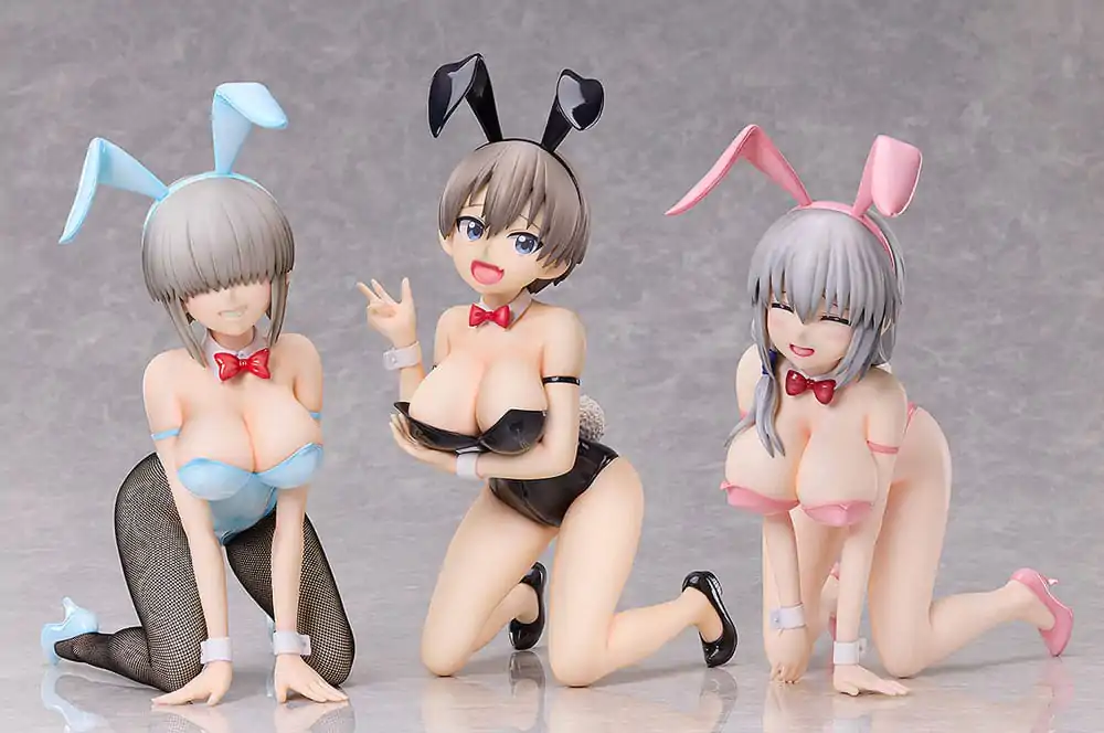 Uzaki-chan Wants to Hang Out! PVC kip 1/4 Tsuki Uzaki: Bare Leg Bunny Ver. 22 cm fotografija izdelka