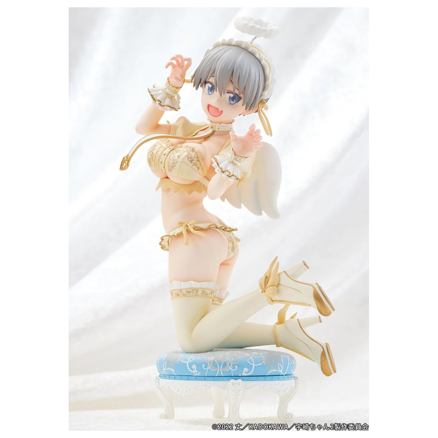 Uzaki-chan Wants to Hang Out! PVC kip 1/7 Hana Uzaki Angel Ver. 19 cm fotografija izdelka