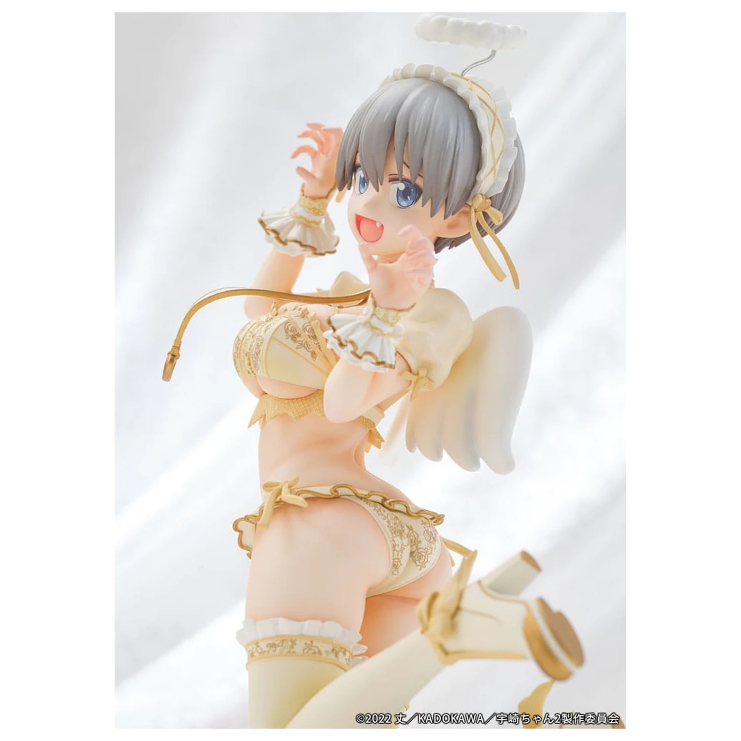 Uzaki-chan Wants to Hang Out! PVC kip 1/7 Hana Uzaki Angel Ver. 19 cm fotografija izdelka