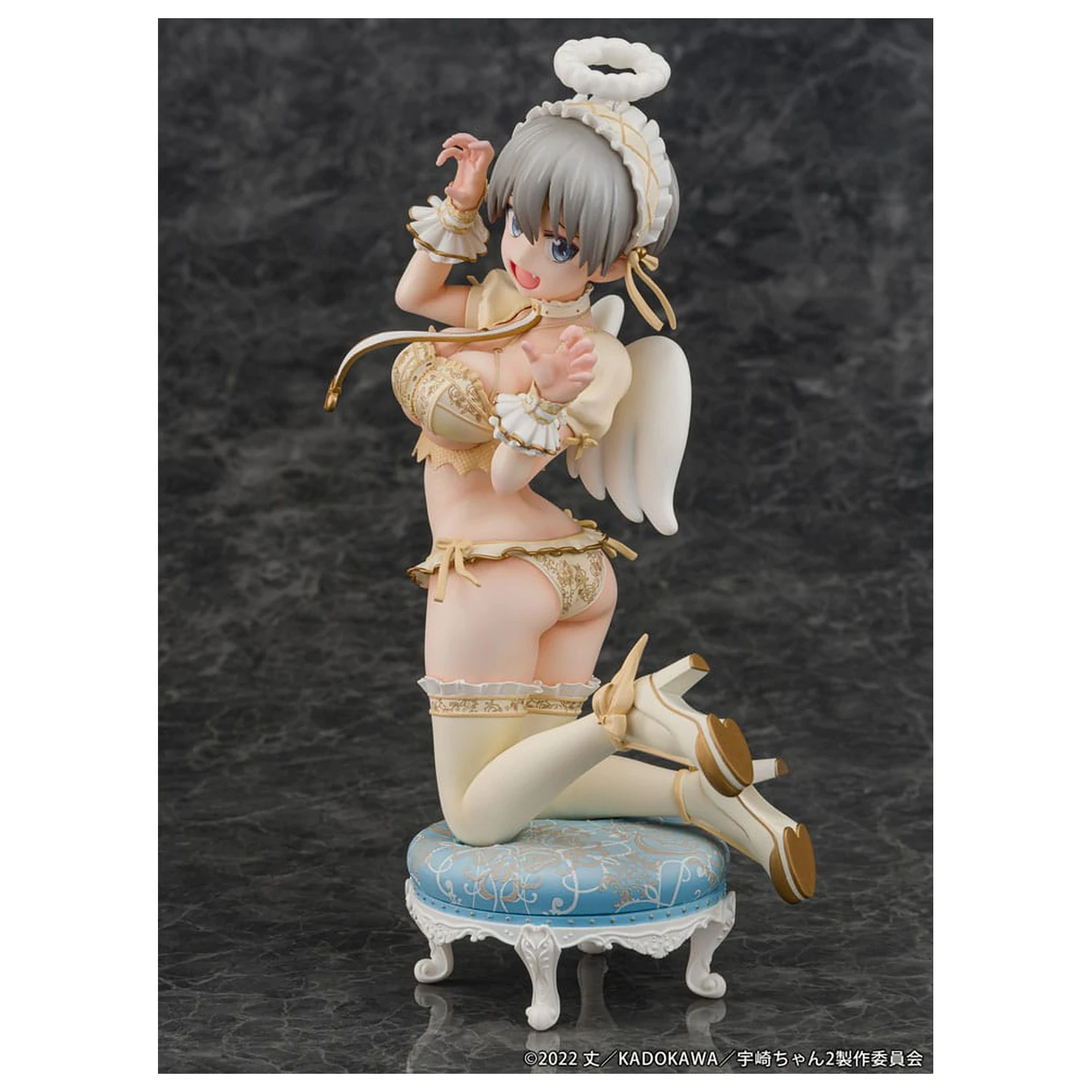 Uzaki-chan Wants to Hang Out! PVC kip 1/7 Hana Uzaki Angel Ver. 19 cm fotografija izdelka