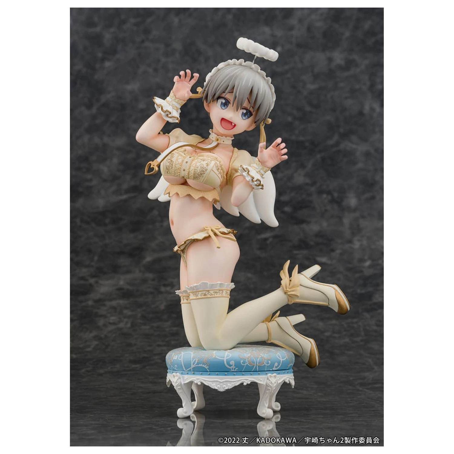 Uzaki-chan Wants to Hang Out! PVC kip 1/7 Hana Uzaki Angel Ver. 19 cm fotografija izdelka