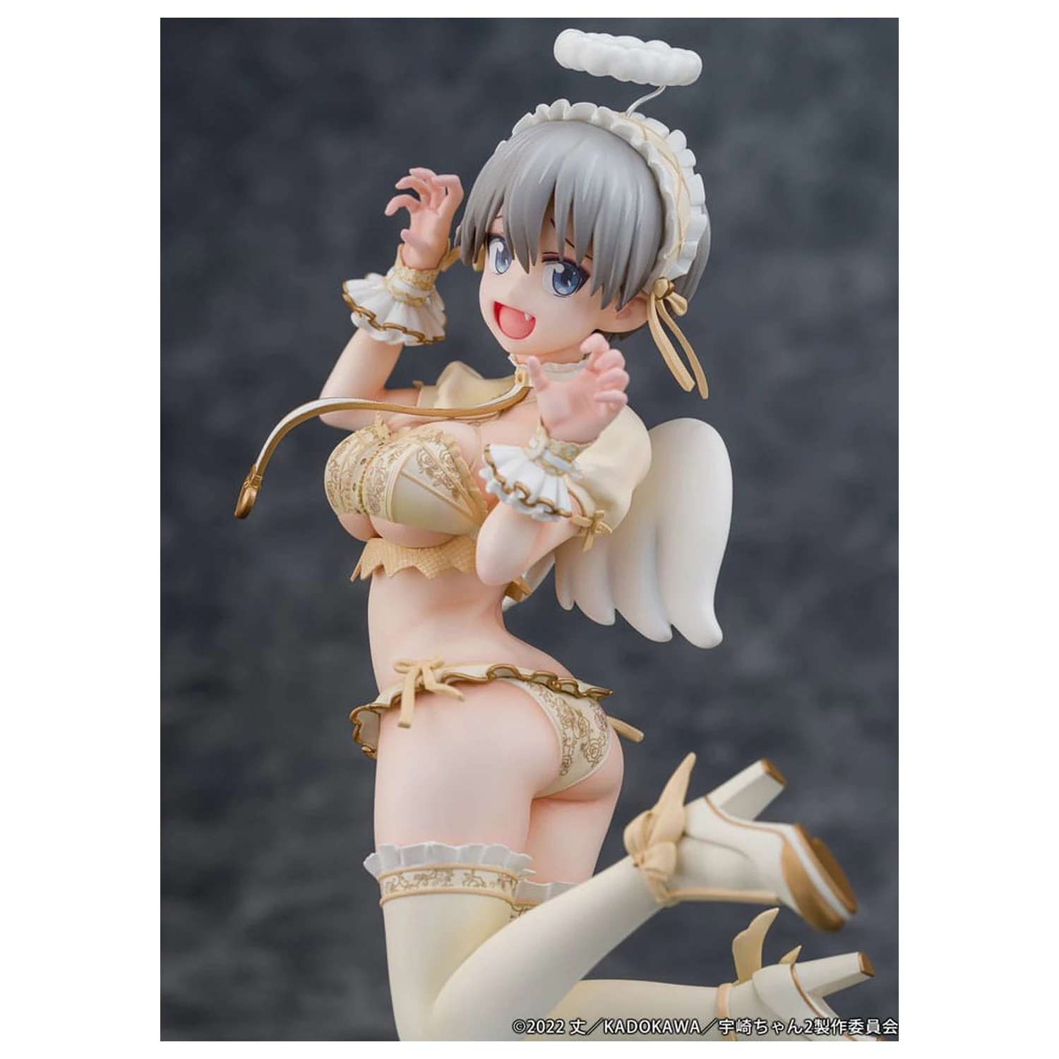 Uzaki-chan Wants to Hang Out! PVC kip 1/7 Hana Uzaki Angel Ver. 19 cm fotografija izdelka