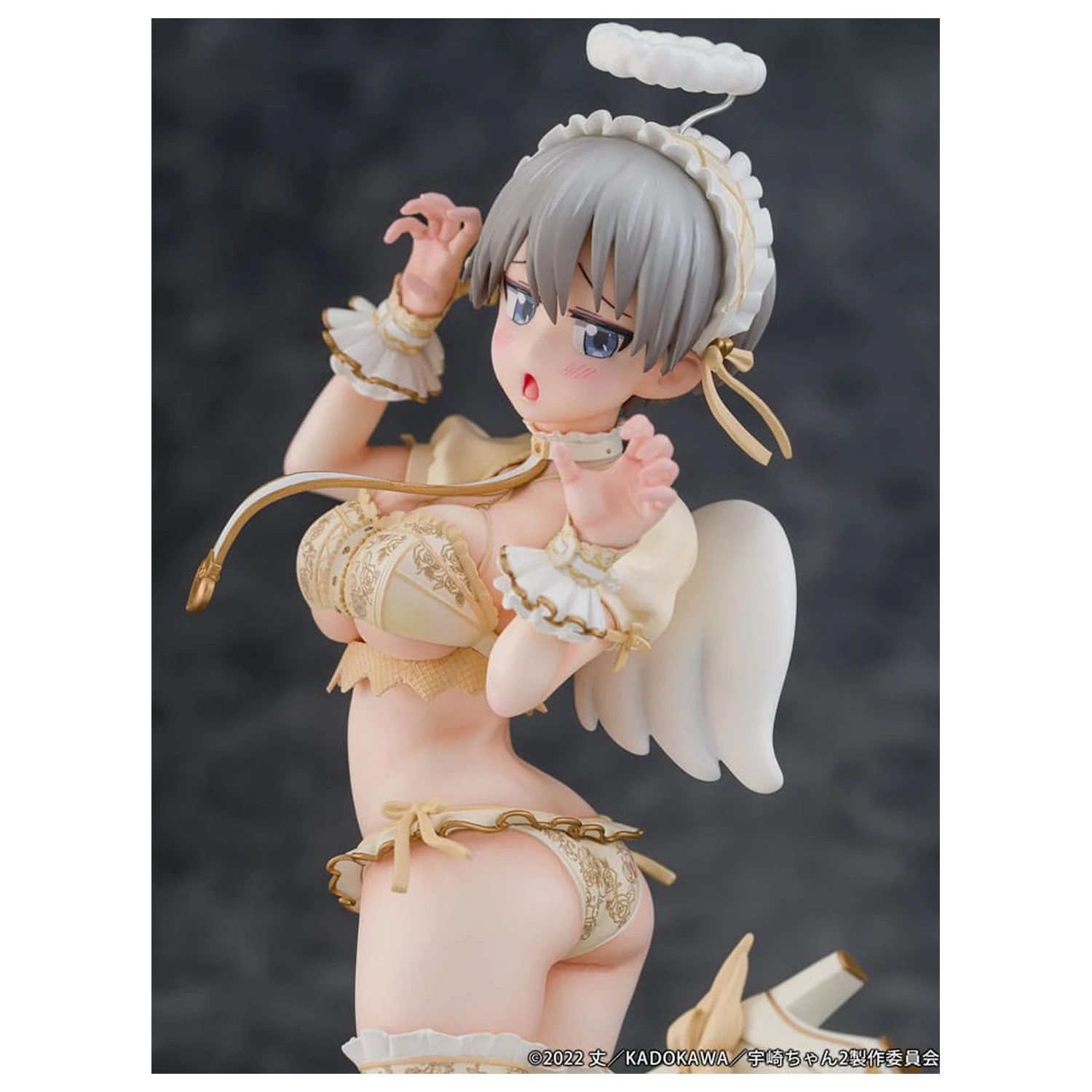 Uzaki-chan Wants to Hang Out! PVC kip 1/7 Hana Uzaki Angel Ver. 19 cm fotografija izdelka