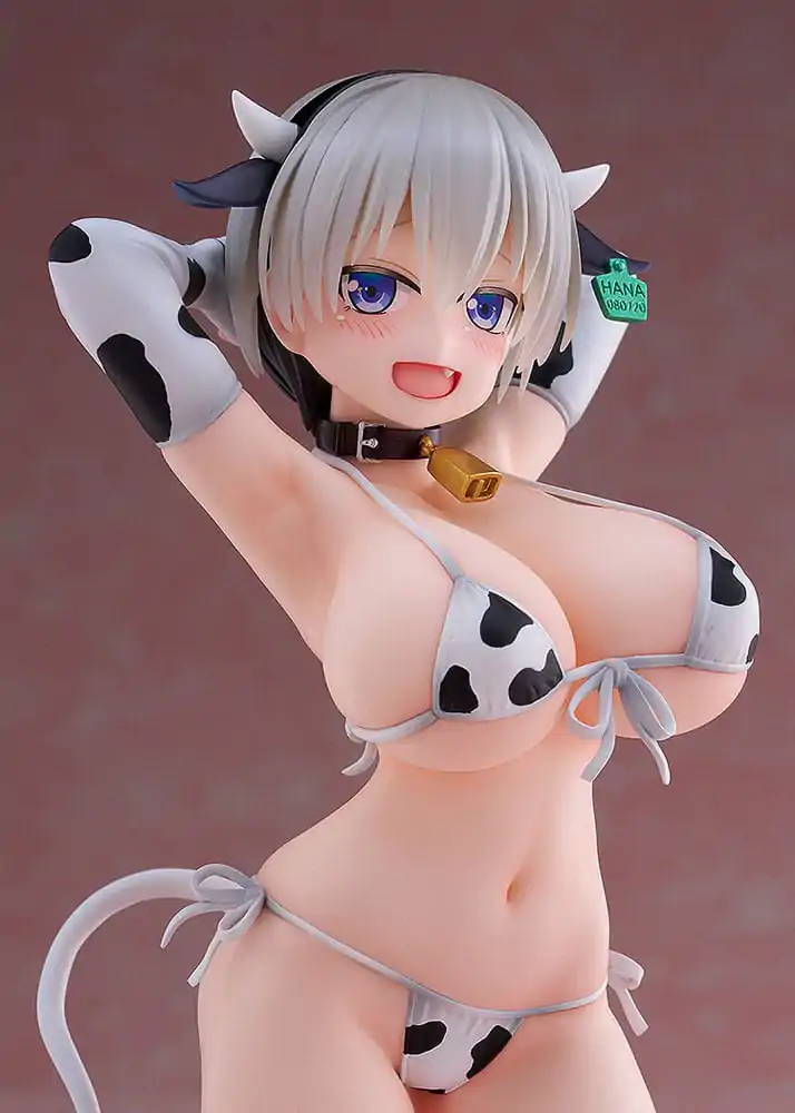 Uzaki-chan Wants to Hang Out! PVC kip 1/7 Hana Uzaki Cow Bikini Ver. 25 cm fotografija izdelka