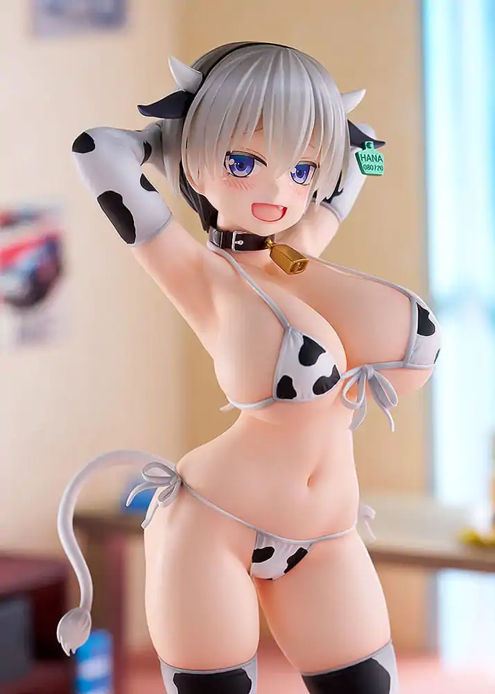 Uzaki-chan Wants to Hang Out! PVC kip 1/7 Hana Uzaki Cow Bikini Ver. 25 cm fotografija izdelka