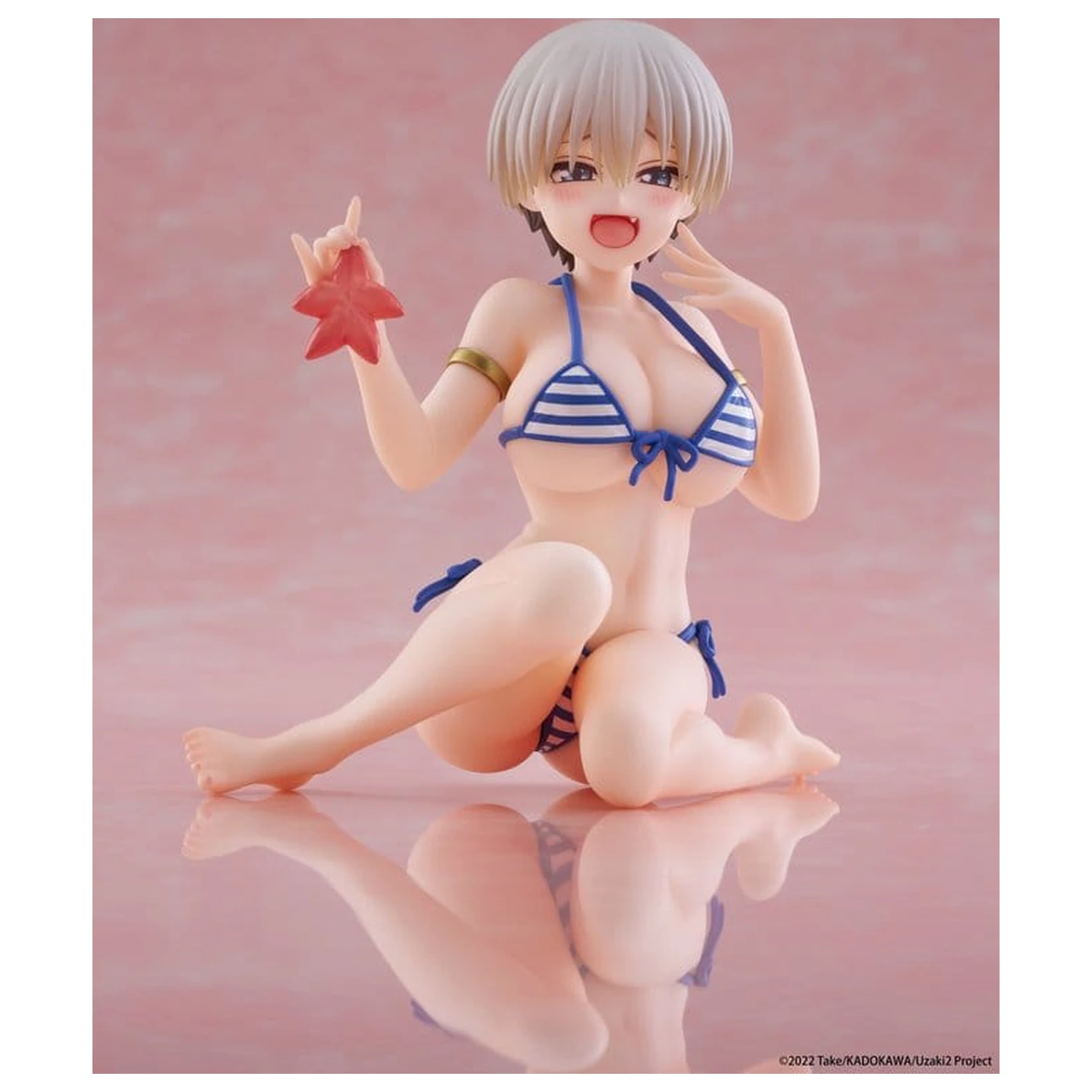 Uzaki-chan Wants to Hang Out! Desktop Cute PVC figura Hana Uzaki (Swim wear Ver.) 13 cm fotografija izdelka