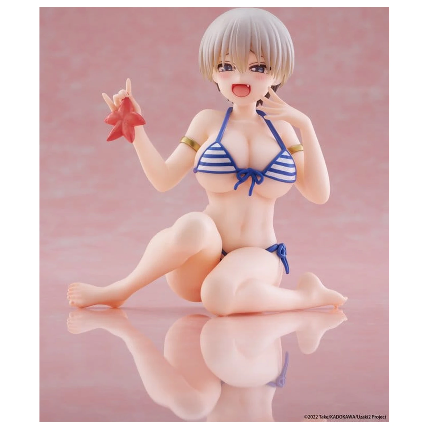 Uzaki-chan Wants to Hang Out! Desktop Cute PVC figura Hana Uzaki (Swim wear Ver.) 13 cm fotografija izdelka