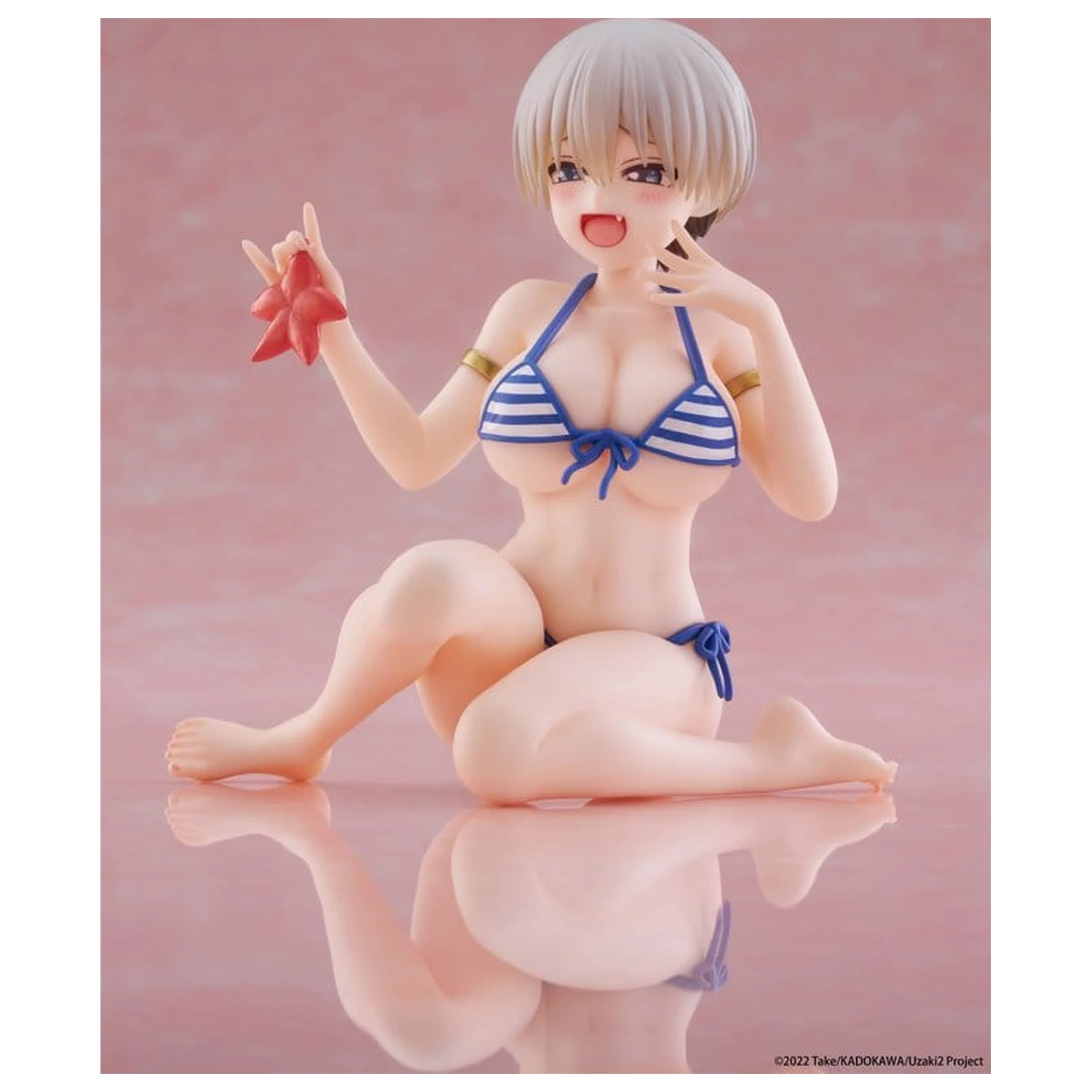 Uzaki-chan Wants to Hang Out! Desktop Cute PVC figura Hana Uzaki (Swim wear Ver.) 13 cm fotografija izdelka