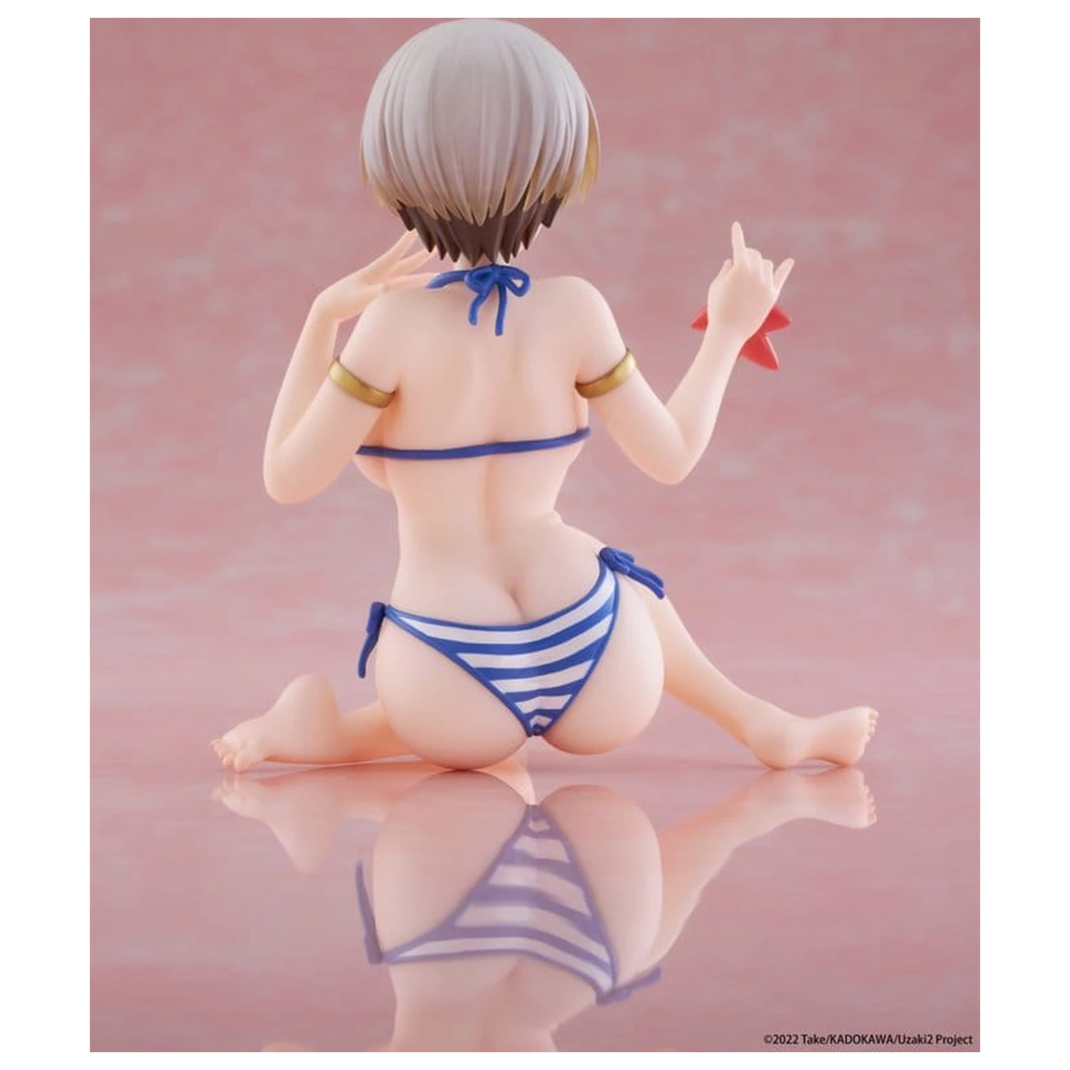 Uzaki-chan Wants to Hang Out! Desktop Cute PVC figura Hana Uzaki (Swim wear Ver.) 13 cm fotografija izdelka