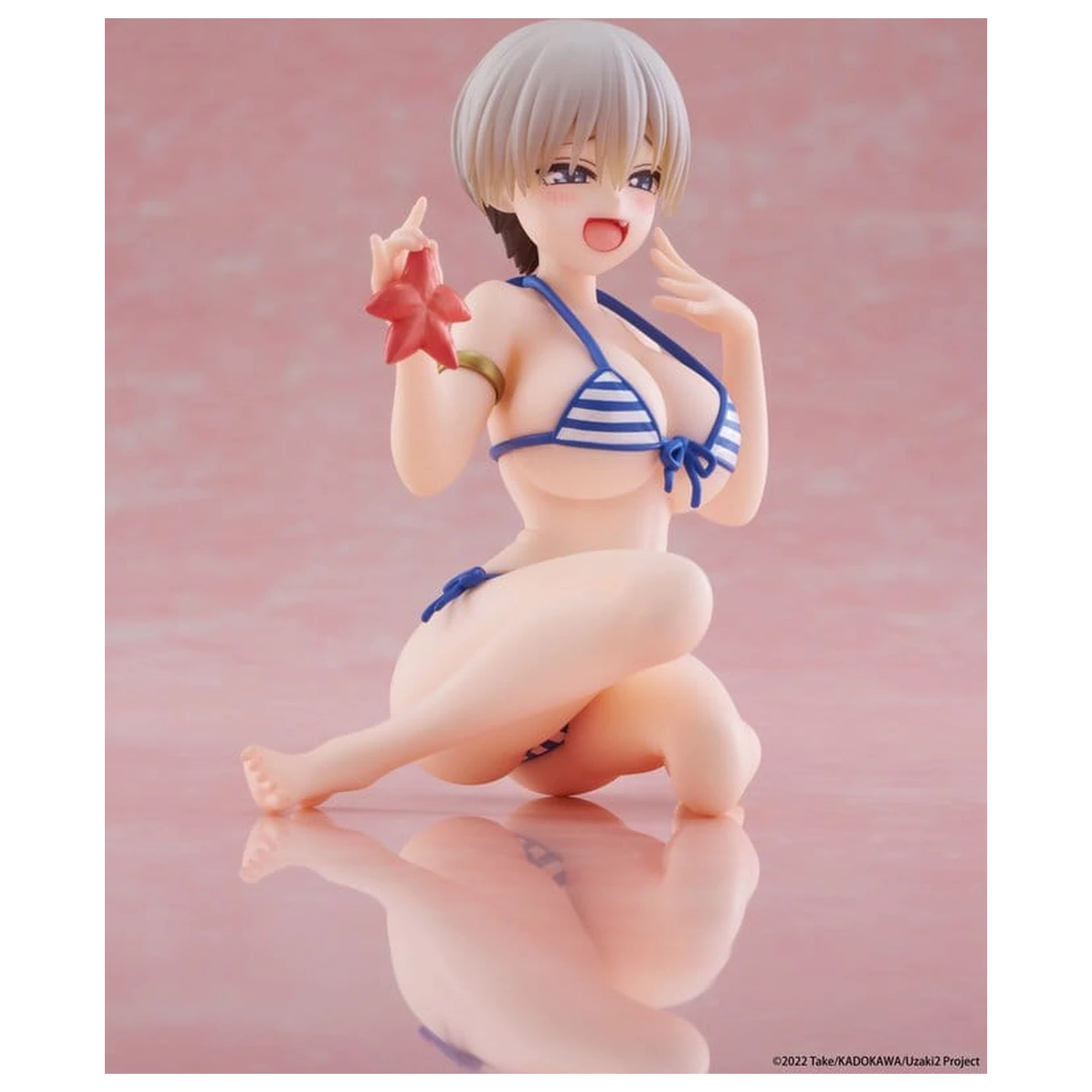 Uzaki-chan Wants to Hang Out! Desktop Cute PVC figura Hana Uzaki (Swim wear Ver.) 13 cm fotografija izdelka