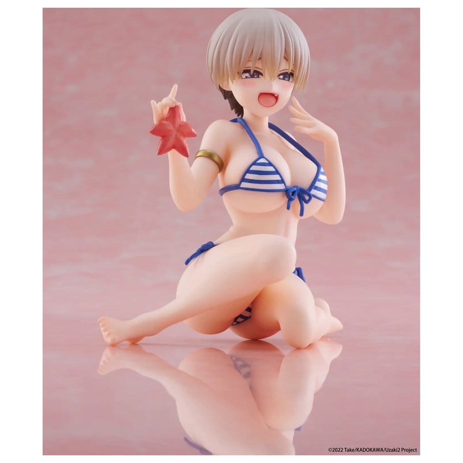 Uzaki-chan Wants to Hang Out! Desktop Cute PVC figura Hana Uzaki (Swim wear Ver.) 13 cm fotografija izdelka