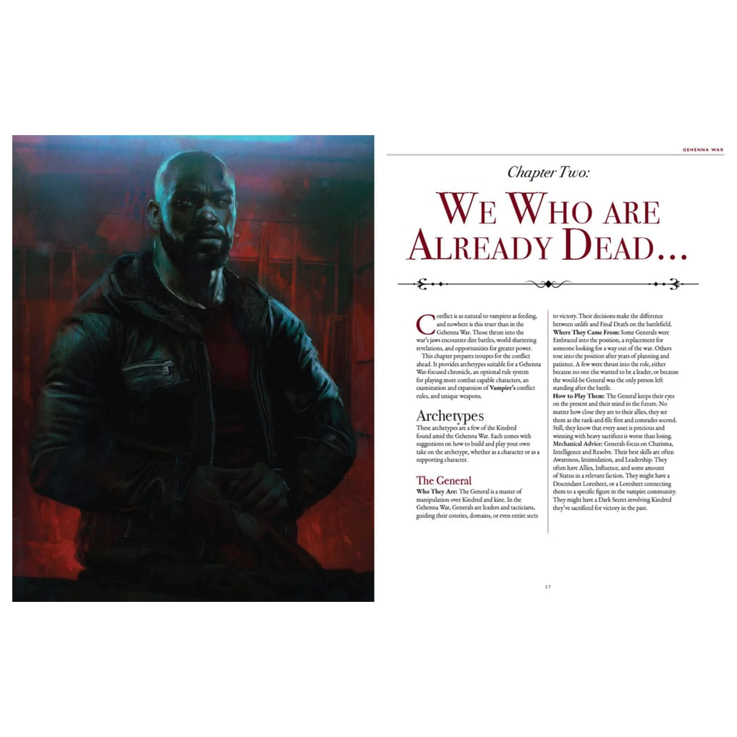 Vampire: The Masquerade 5th Edition RPG knjiga Gehenna War Sourcebook *angleška različica* fotografija izdelka