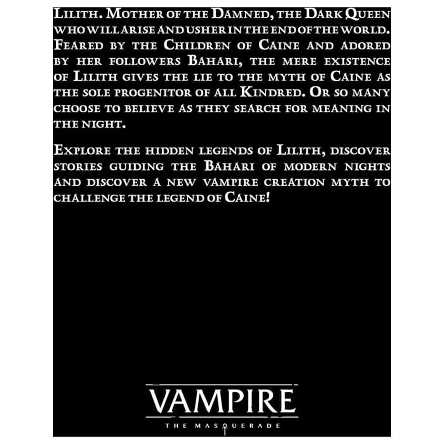 Vampire: The Masquerade 5th Edition RPG knjiga Revelations of the Dark Mother Dodatek *angleška različica* fotografija izdelka