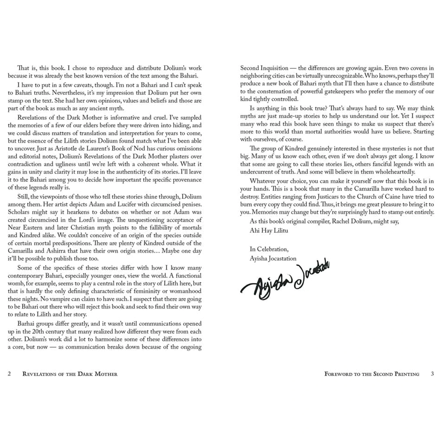 Vampire: The Masquerade 5th Edition RPG knjiga Revelations of the Dark Mother Dodatek *angleška različica* fotografija izdelka