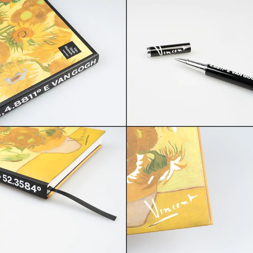 Van Gogh Museum A5 premium notesnik + set pisala fotografija izdelka