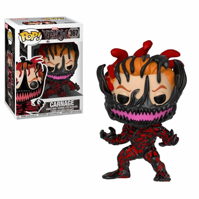 Venom POP! Marvel Vinyl figurica z nihajočo glavo Carnage 9 cm fotografija izdelka