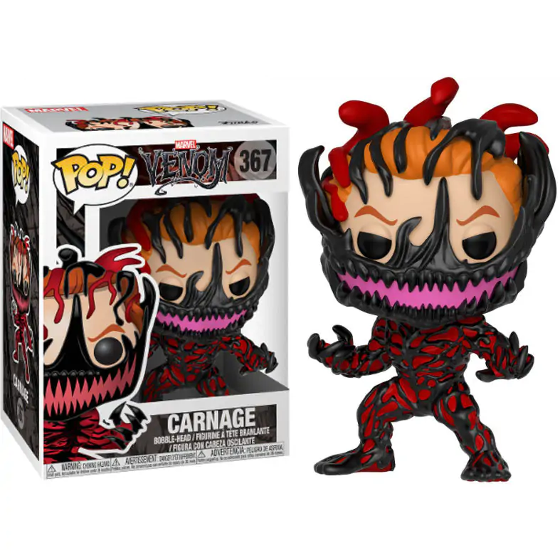 Venom POP! Marvel Vinyl figurica z nihajočo glavo Carnage 9 cm fotografija izdelka