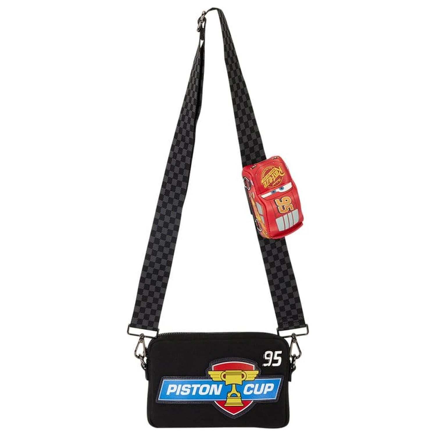 Cars by Loungefly torba na eno ramo 20th Anniversary Piston Cup fotografija izdelka