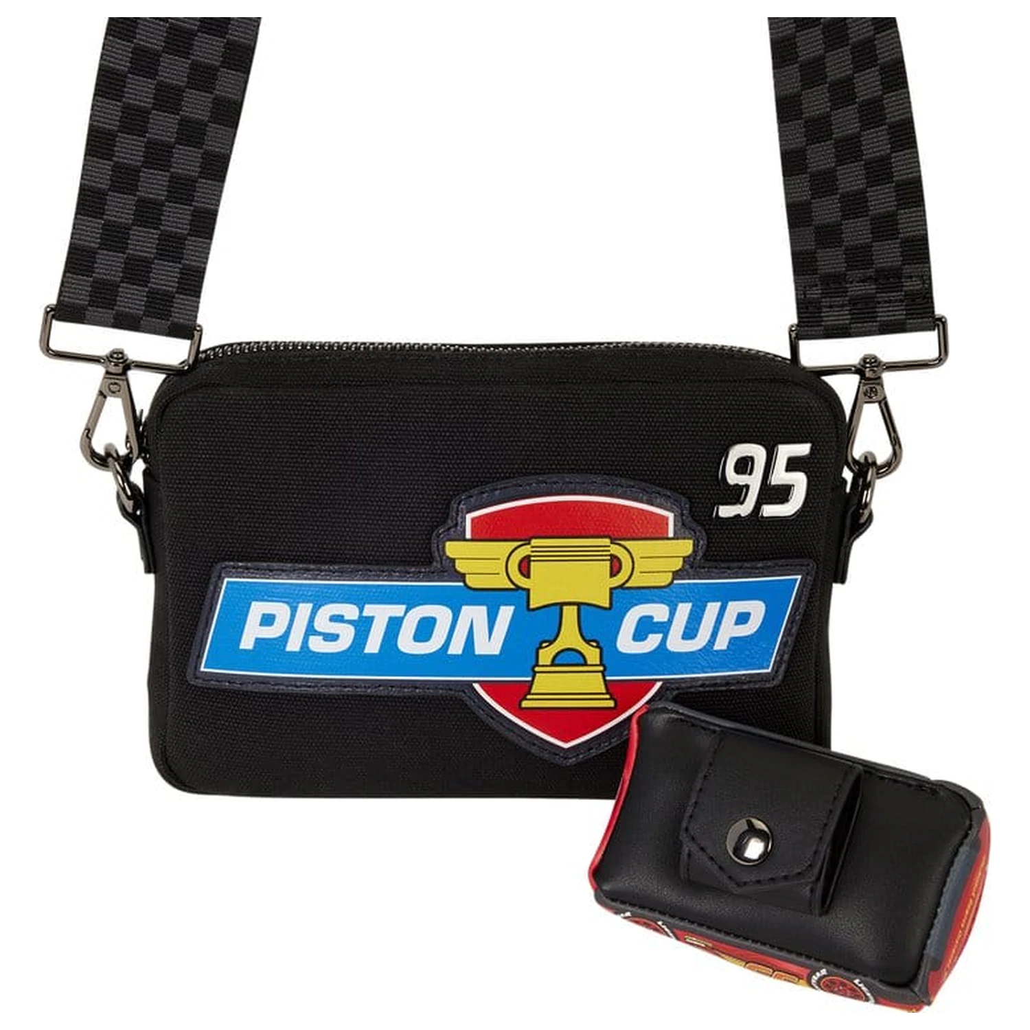 Cars by Loungefly torba na eno ramo 20th Anniversary Piston Cup fotografija izdelka