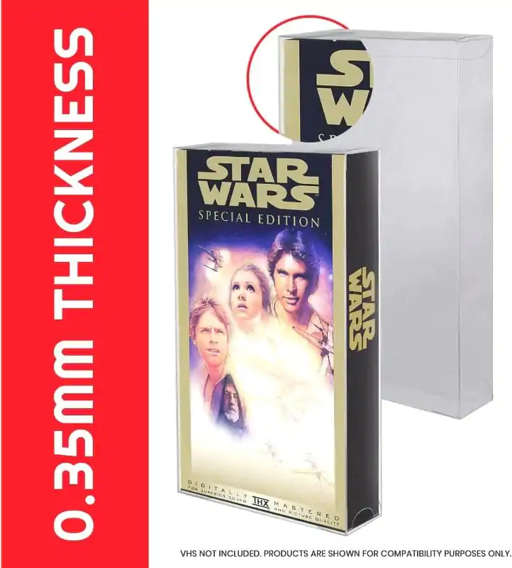 PET zaščitne škatle, 25-pack za VHS fotografija izdelka