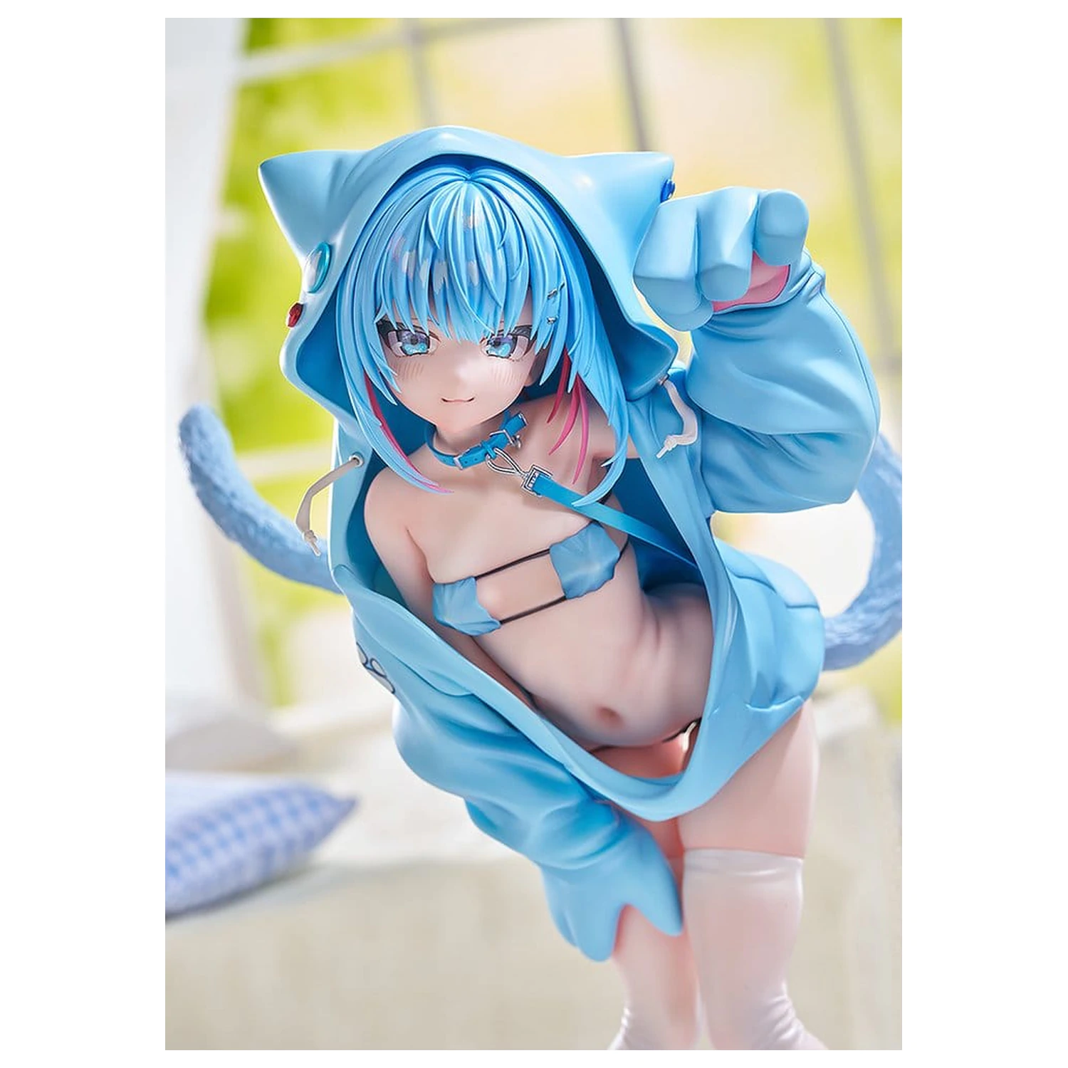 Virtual illustrator Kanzarin PVC figurica 1/6 kanzarin-chan: Cat-Eared Hoodie Ver. 26 cm fotografija izdelka