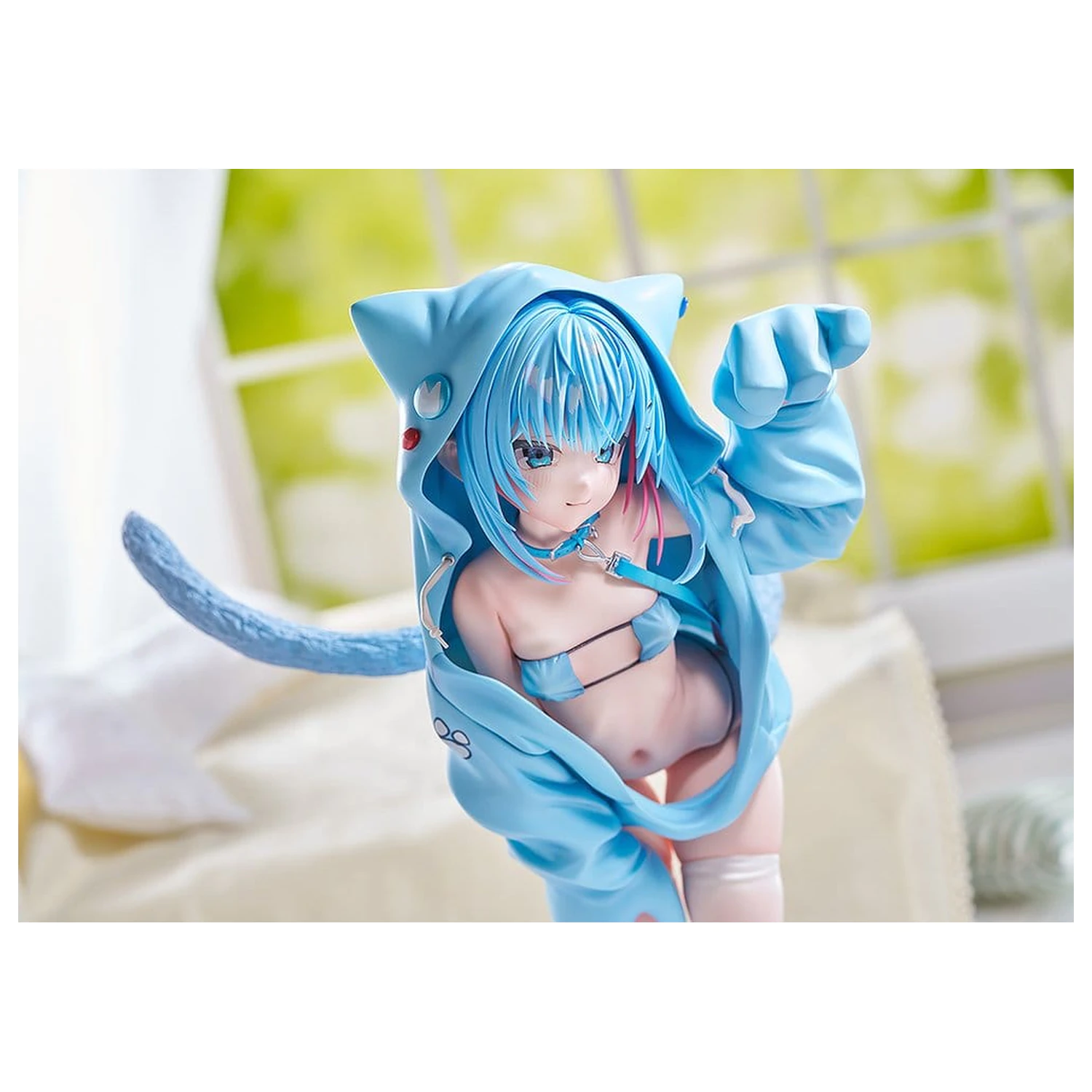 Virtual illustrator Kanzarin PVC figurica 1/6 kanzarin-chan: Cat-Eared Hoodie Ver. 26 cm fotografija izdelka