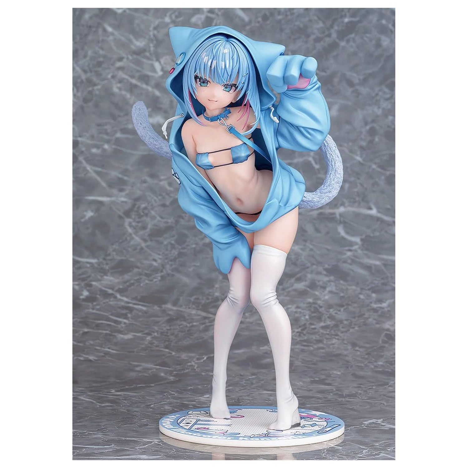 Virtual illustrator Kanzarin PVC figurica 1/6 kanzarin-chan: Cat-Eared Hoodie Ver. 26 cm fotografija izdelka