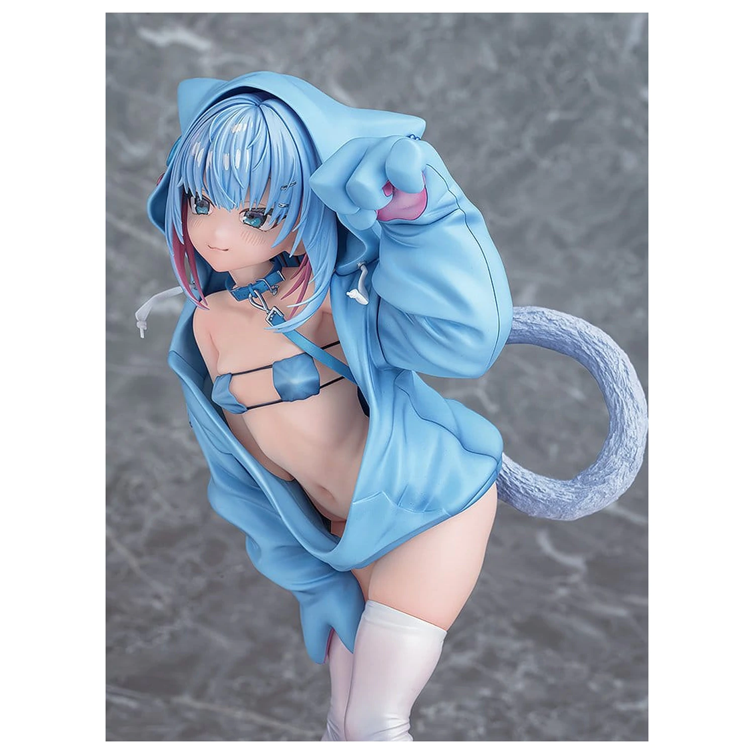 Virtual illustrator Kanzarin PVC figurica 1/6 kanzarin-chan: Cat-Eared Hoodie Ver. 26 cm fotografija izdelka