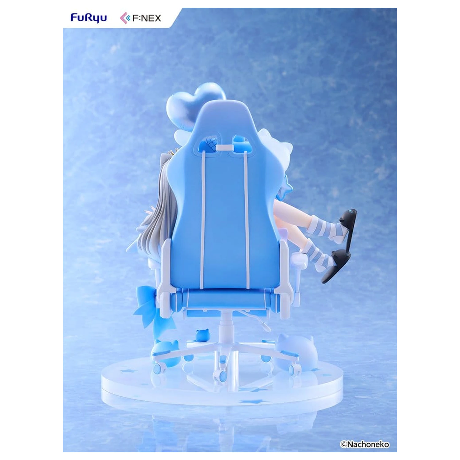 Virtual YouTuber F:NEX PVC figura 1/7 Nachoneko Birthday Ver. 24 cm fotografija izdelka
