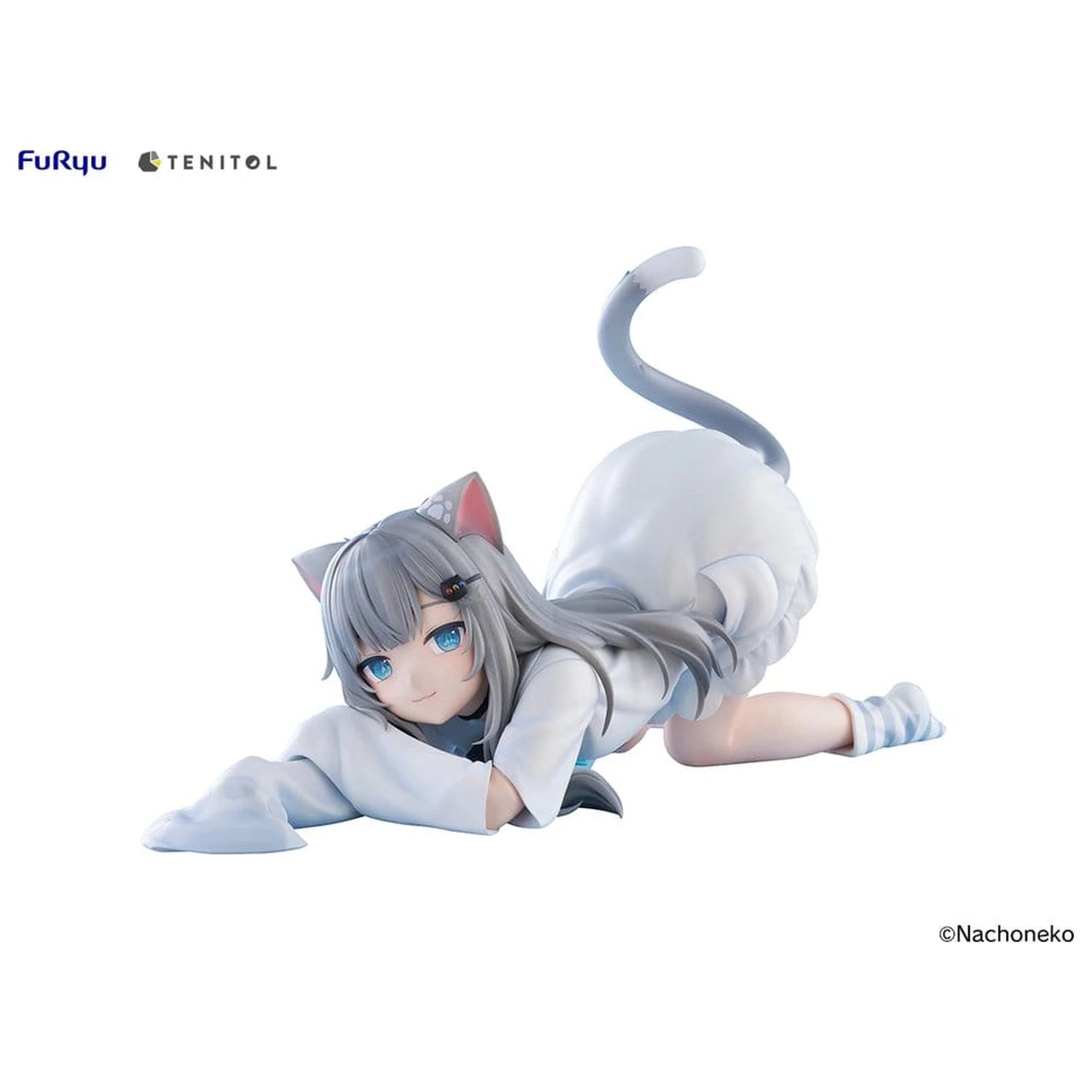 Virtual Youtuber Tenitol Big Noodle Stopper PVC figura Nachoneko 18 cm fotografija izdelka