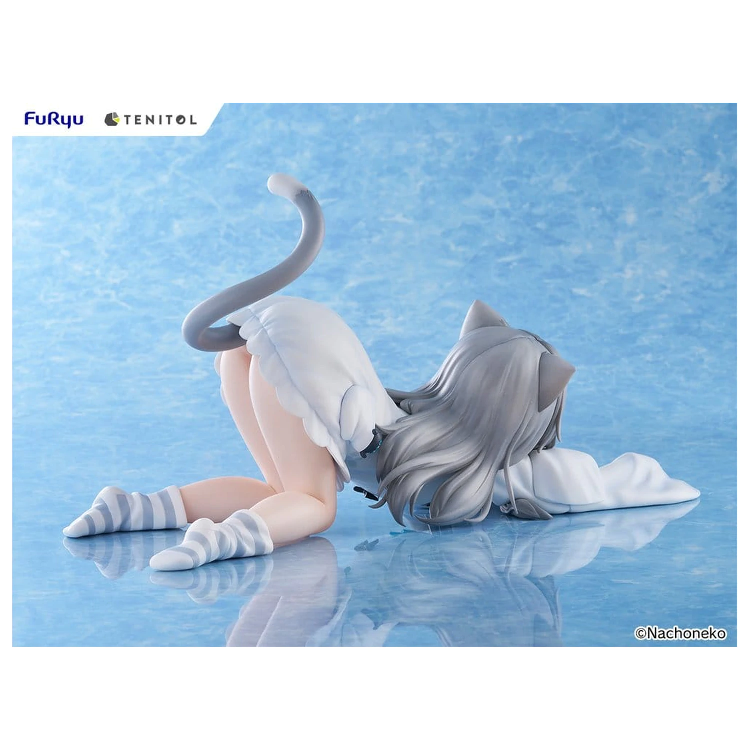 Virtual Youtuber Tenitol Big Noodle Stopper PVC figura Nachoneko 18 cm fotografija izdelka