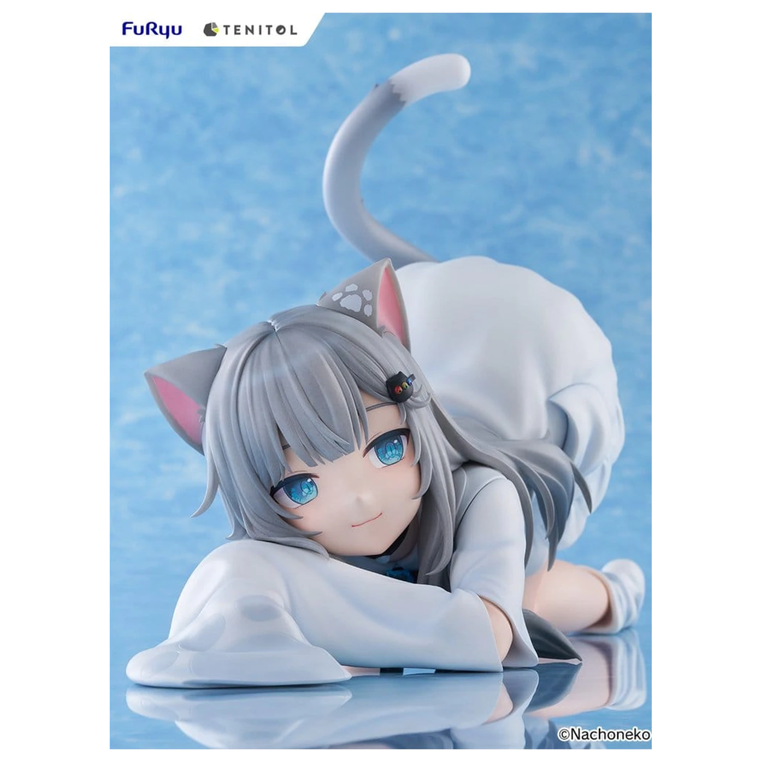 Virtual Youtuber Tenitol Big Noodle Stopper PVC figura Nachoneko 18 cm fotografija izdelka