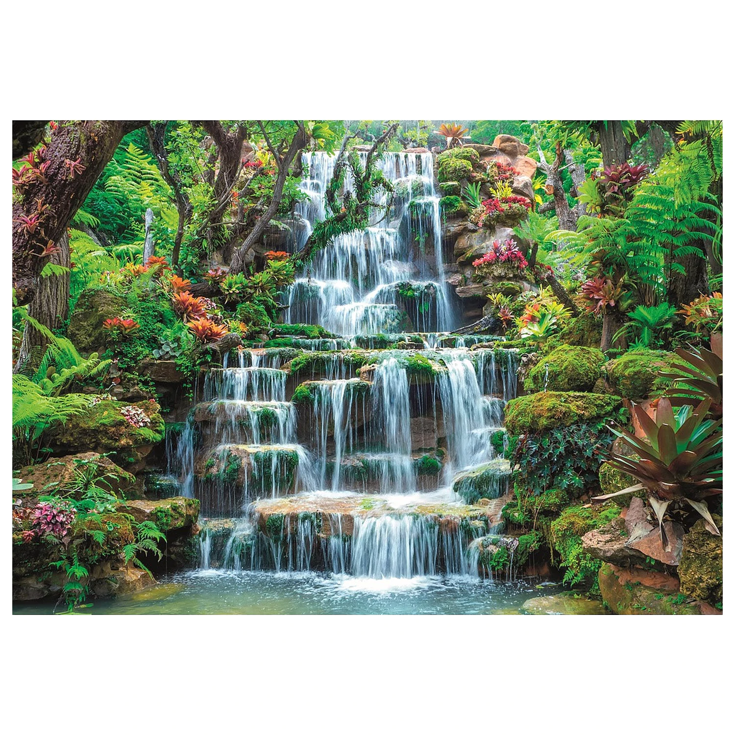 Waterfall Flow 500-delna mirovna sestavljanka fotografija izdelka