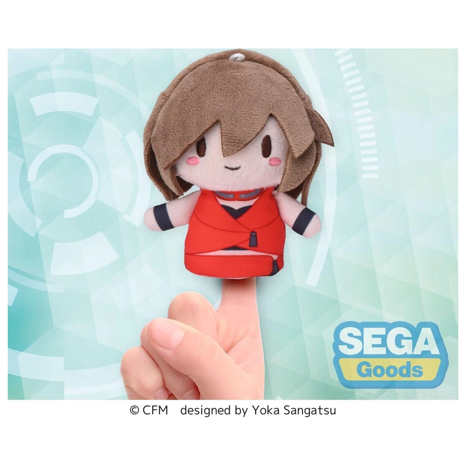 Vocaloid Fuwa Petit plišasta figura MEIKO maskota za prst 10 cm fotografija izdelka