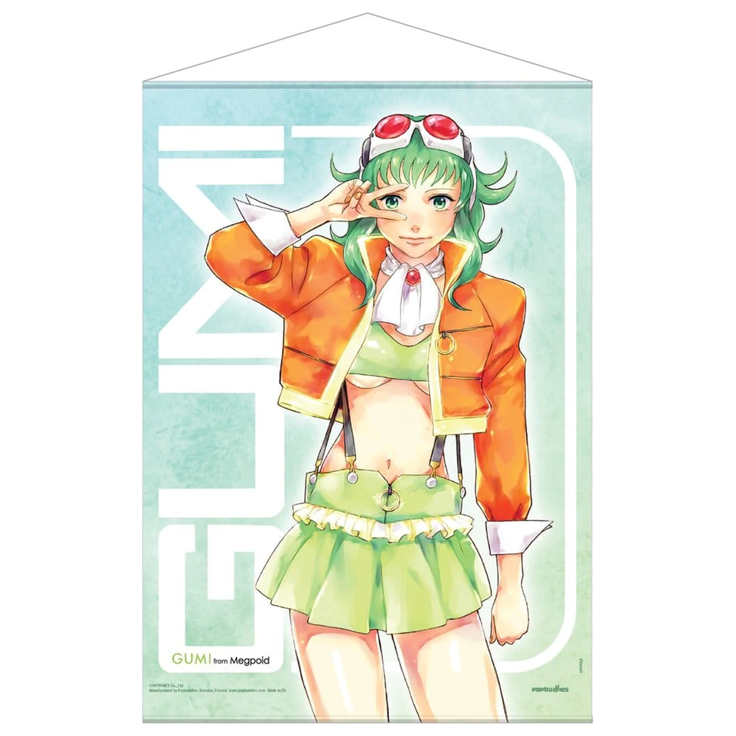 Vocaloid Megpoid stenski zvitek Gumi V3 Adult 50 x 70 cm fotografija izdelka
