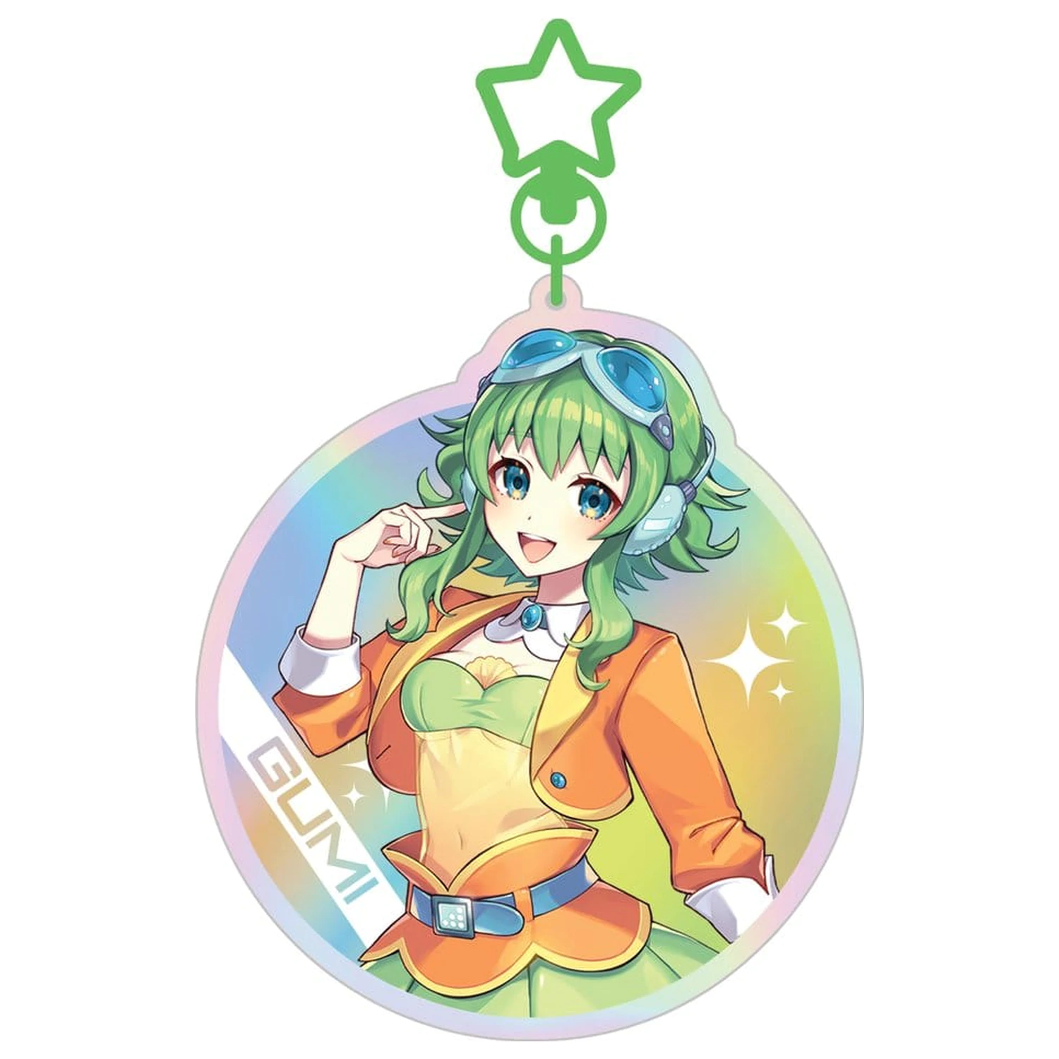 Vocaloid Megpoid obesek za ključe Gumi SV1 Holographic fotografija izdelka