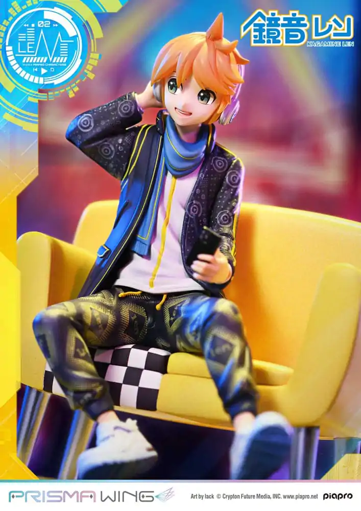 Vocaloid Piapro Characters Prisma Wing PVC Kip 1/7 Kagamine Len (Art by lack) 18 cm fotografija izdelka