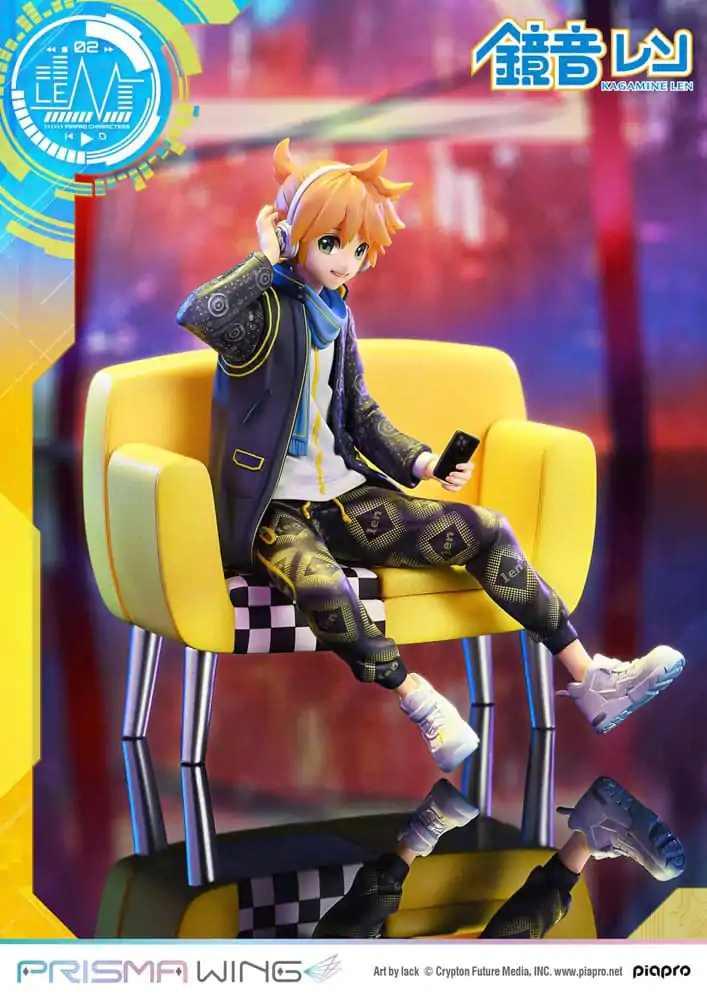 Vocaloid Piapro Characters Prisma Wing PVC Kip 1/7 Kagamine Len (Art by lack) 18 cm fotografija izdelka