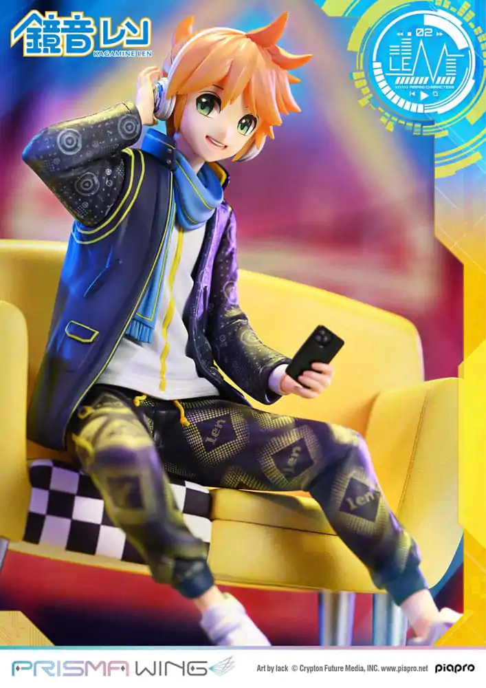 Vocaloid Piapro Characters Prisma Wing PVC Kip 1/7 Kagamine Len (Art by lack) 18 cm fotografija izdelka
