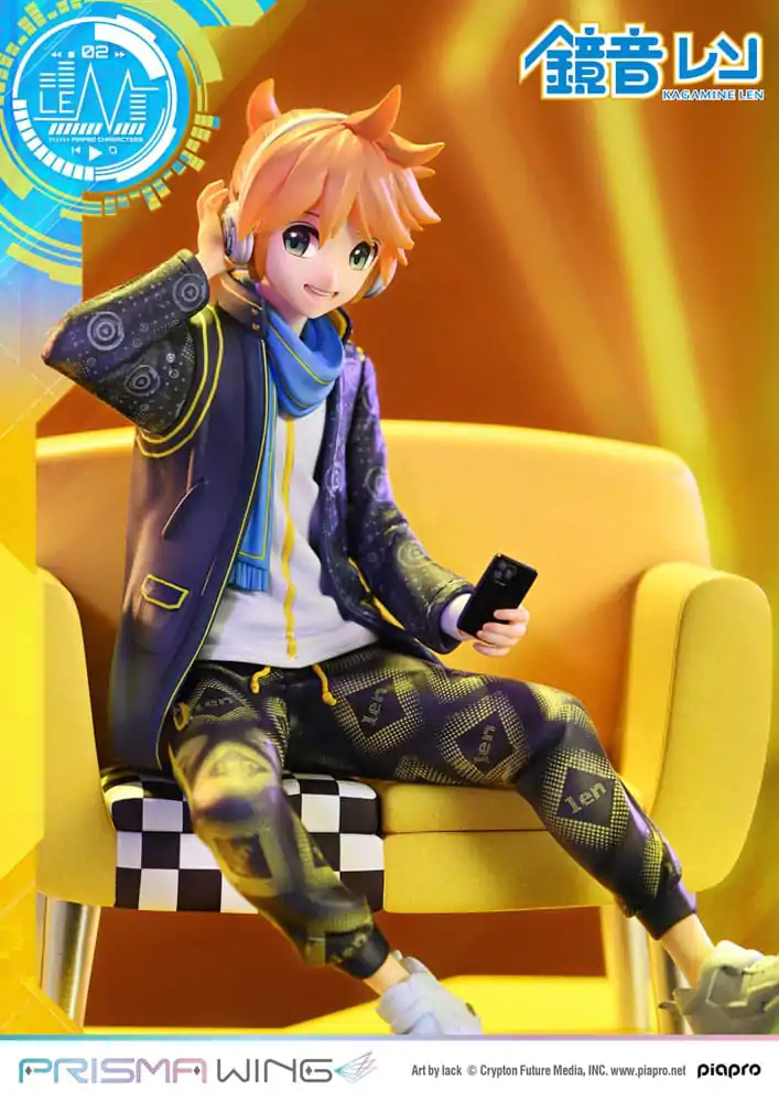 Vocaloid Piapro Characters Prisma Wing PVC Kip 1/7 Kagamine Len (Art by lack) 18 cm fotografija izdelka